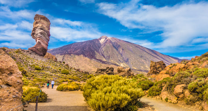 El Teide con el roque